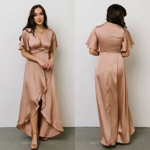 Satin Maxi Dress